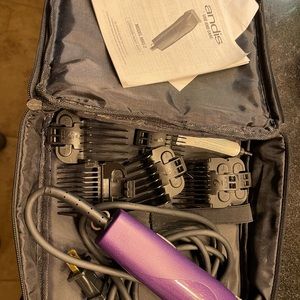 Gently used andis clippers with attachments.